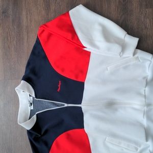 MacGregor Men's Size Large Zip Up Polyester/Cotton Sports Sweatshirt